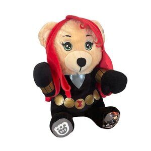 Build a Bear Workshop Marvel Black Widow Plush 8" Teddy Bear Toy Avengers